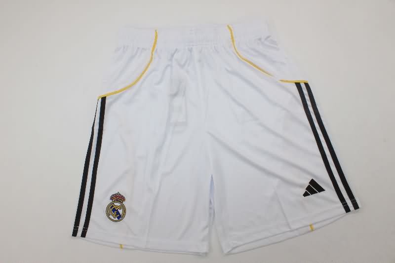 AAA Quality Real Madrid 2025/26 Home Soccer Shorts