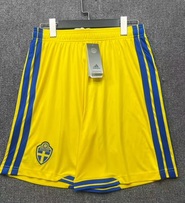 AAA Quality Sweden 2026 Home Soccer Shorts AAA Quality Sweden 2026 Home Soccer Shorts