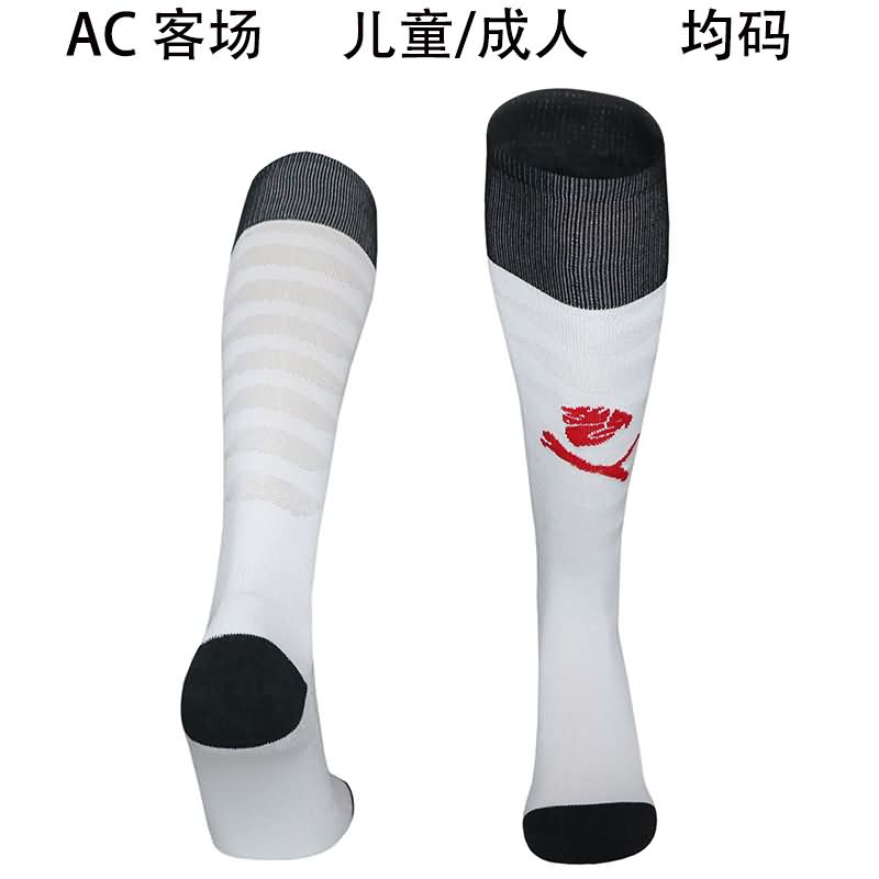 AAA Quality AC Milan 25/26 Away Soccer Socks
