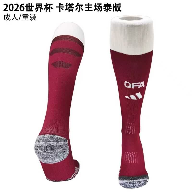 AAA Quality Qatar 2026 Home Soccer Socks