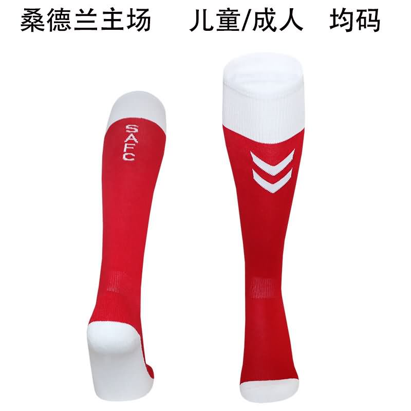 AAA Quality Sunderland 25/26 Home Soccer Socks