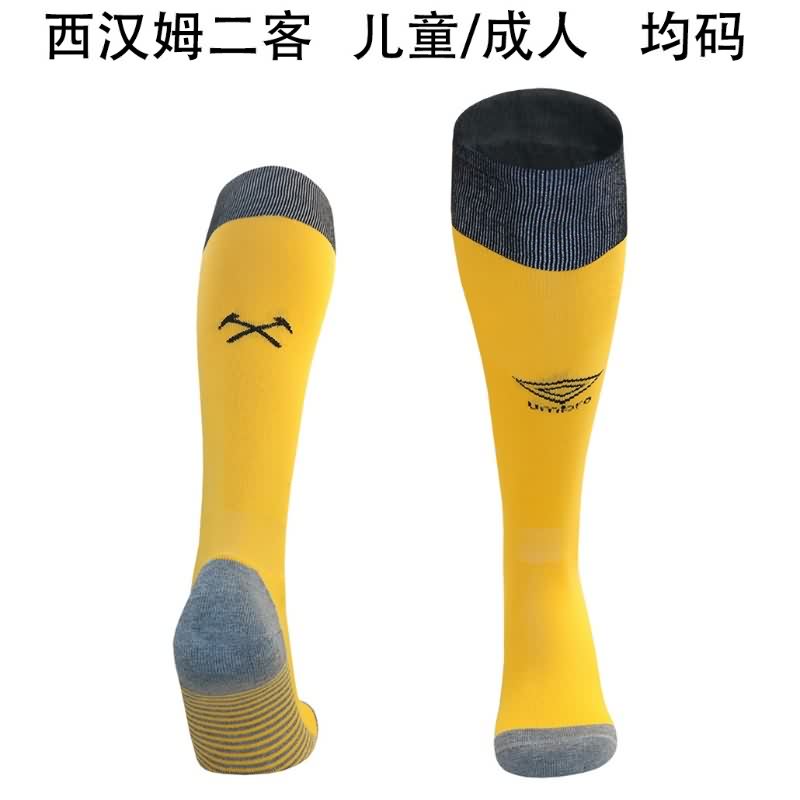AAA Quality West Ham 25/26 Third Soccer Socks