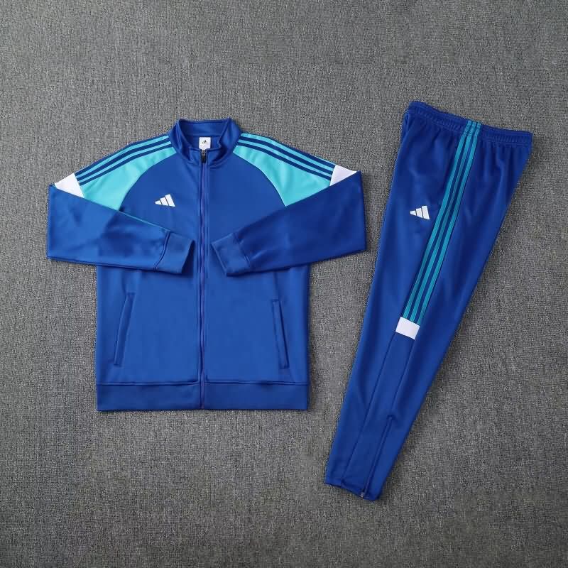 AAA Quality Adidas 2025 Blue Soccer Tracksuit 02