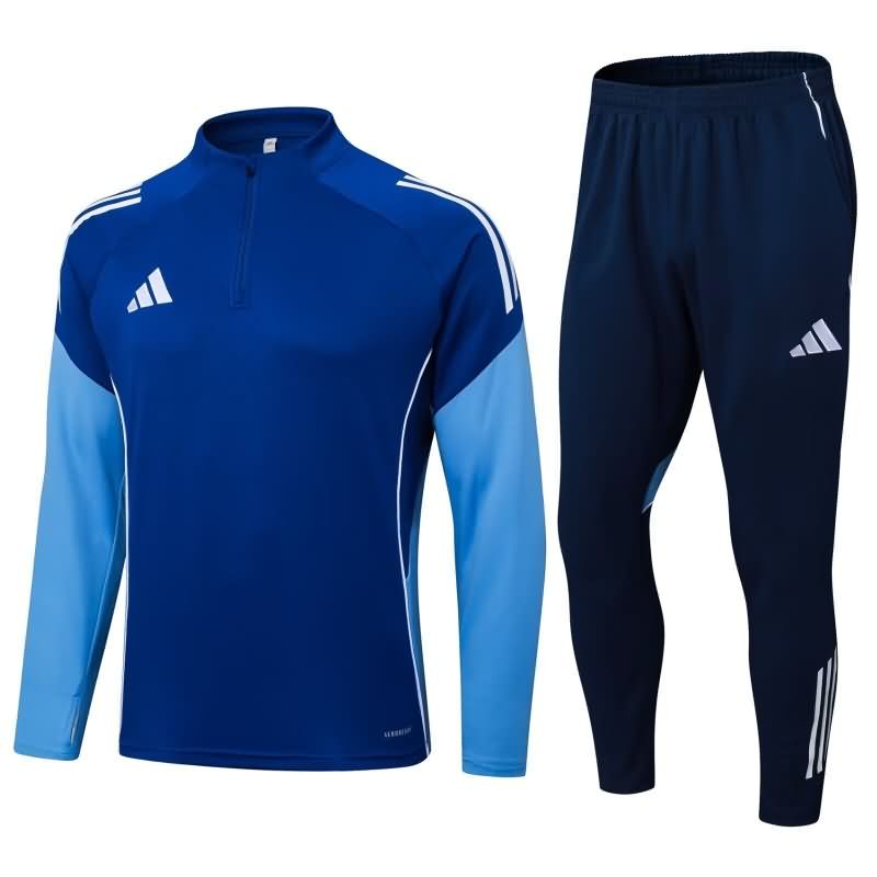 AAA Quality Adidas 2025 Blue Soccer Tracksuit 04