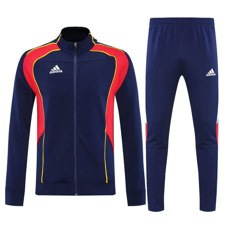 AAA Quality Adidas 2025 Dark Blue Soccer Tracksuit 03