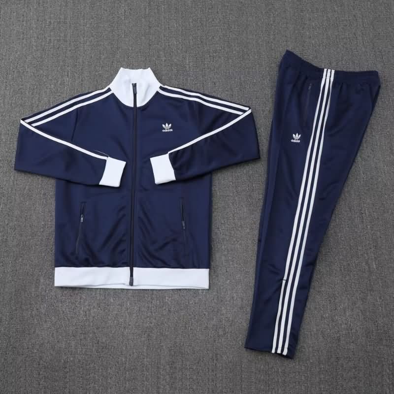 AAA Quality Adidas 2025 Dark Blue Soccer Tracksuit 06