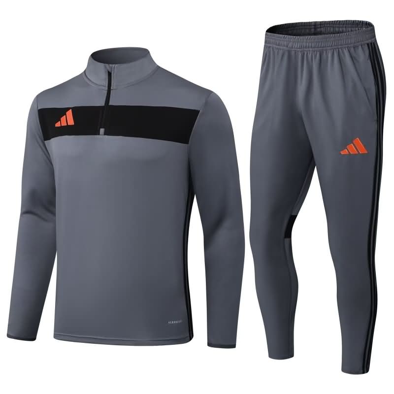 AAA Quality Adidas 2025 Grey Soccer Tracksuit 02