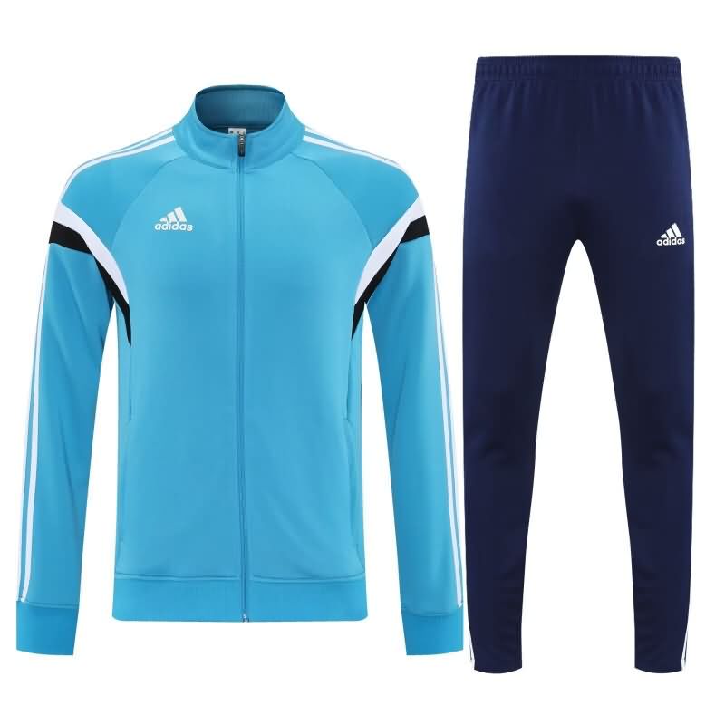 AAA Quality Adidas 2025 Light Blue Soccer Tracksuit 02