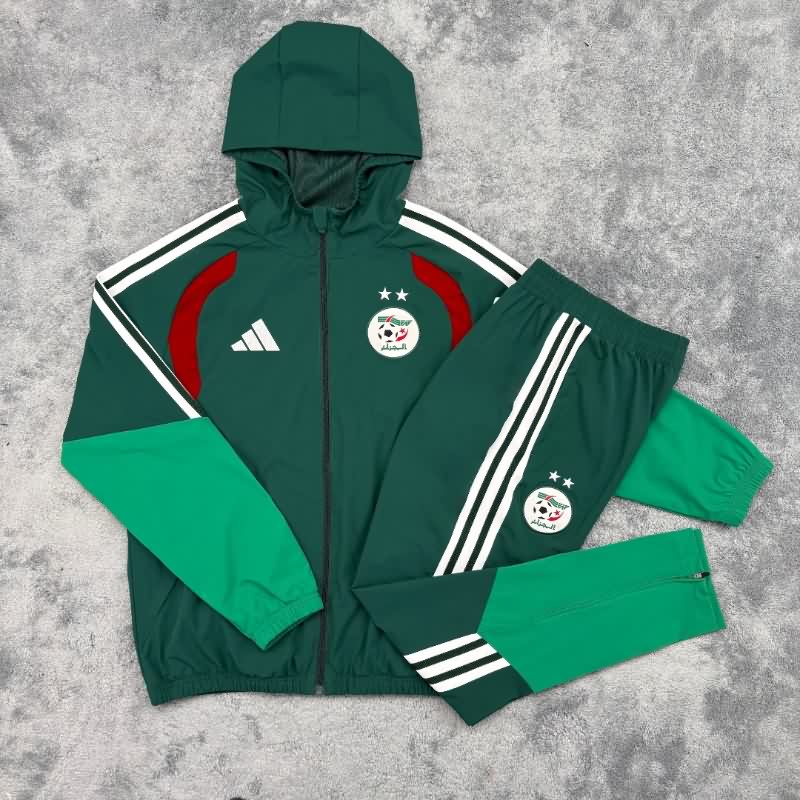 AAA Quality Algeria 2026 Green Soccer Tracksuit 02 AAA Quality Algeria 2026 Green Soccer Tracksuit 02