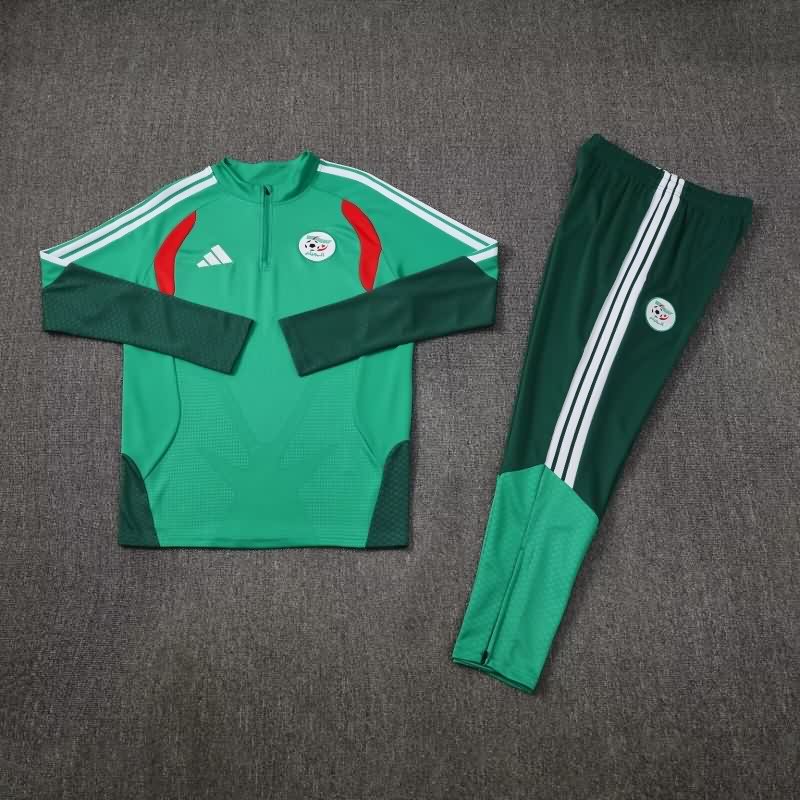 AAA Quality Algeria 2026 Green Soccer Tracksuit 03 AAA Quality Algeria 2026 Green Soccer Tracksuit 03