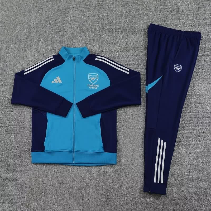 AAA Quality Arsenal 25/26 Blue Soccer Tracksuit 03