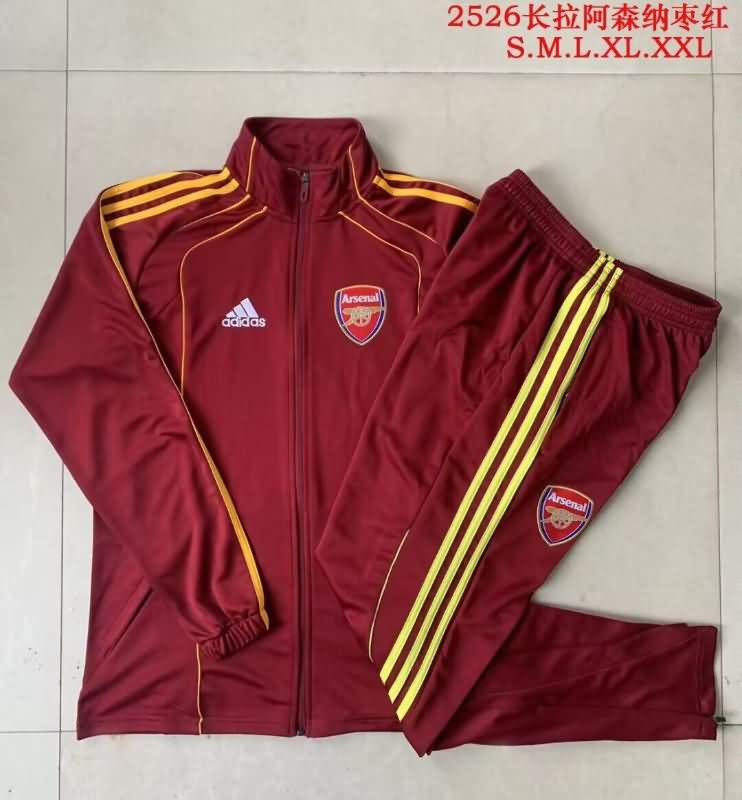 AAA Quality Arsenal 25/26 Red Soccer Tracksuit 02