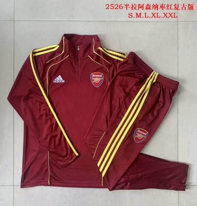 AAA Quality Arsenal 25/26 Red Soccer Tracksuit 03