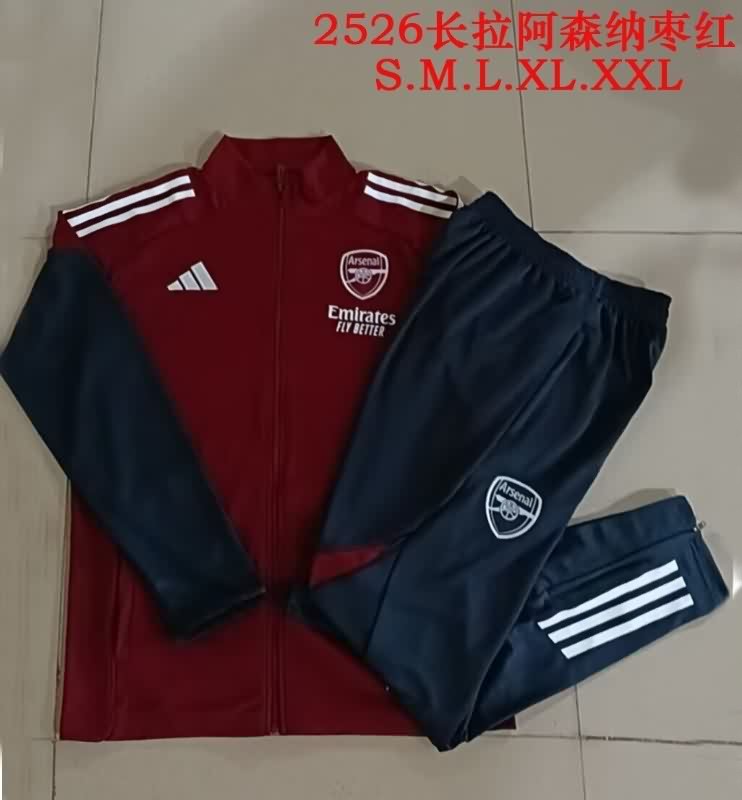 AAA Quality Arsenal 25/26 Red Soccer Tracksuit 06