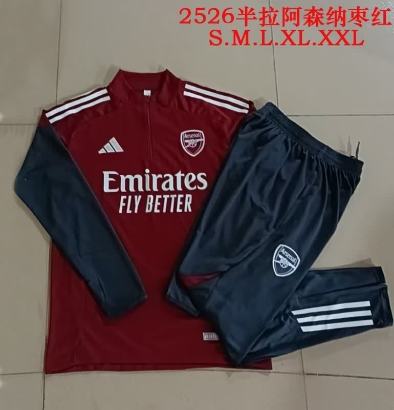 AAA Quality Arsenal 25/26 Red Soccer Tracksuit 07