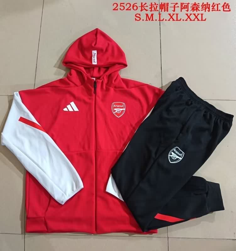AAA Quality Arsenal 25/26 Red Soccer Tracksuit 08 AAA Quality Arsenal 25/26 Red Soccer Tracksuit 08
