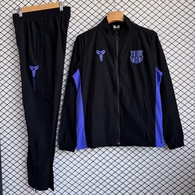 AAA Quality Barcelona 25/26 Black Soccer Tracksuit 05