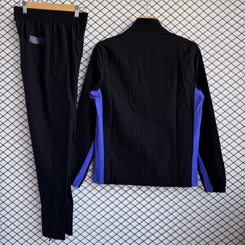 AAA Quality Barcelona 25/26 Black Soccer Tracksuit 05