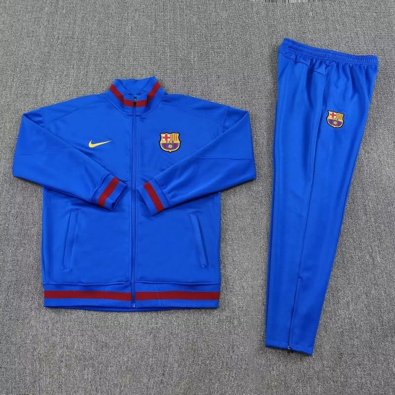 AAA Quality Barcelona 25/26 Blue Soccer Tracksuit
