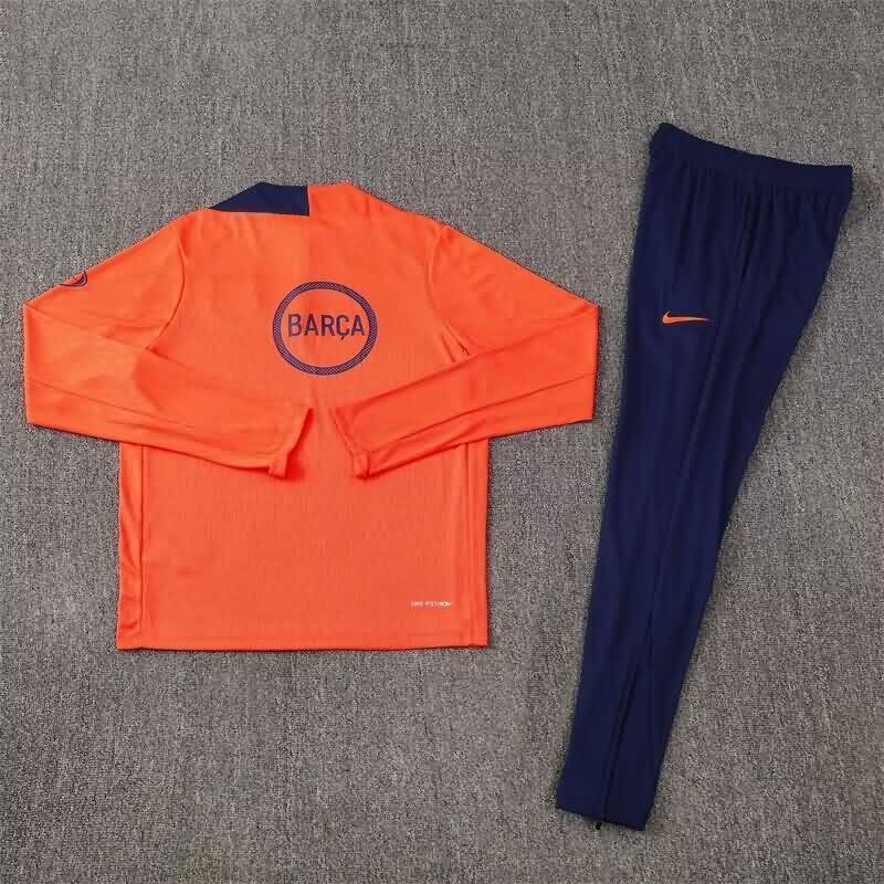 AAA Quality Barcelona 25/26 Orange Soccer Tracksuit
