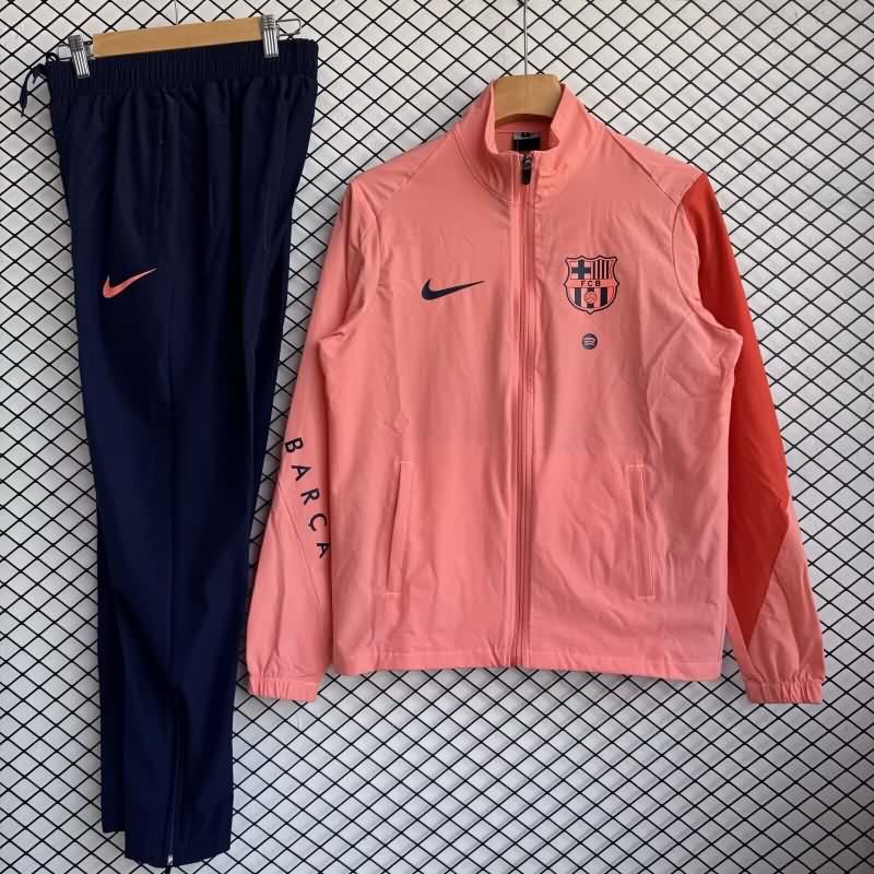 AAA Quality Barcelona 25/26 Orange Soccer Tracksuit 02