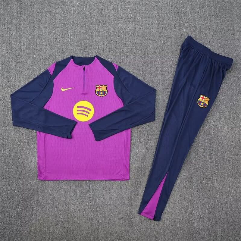 AAA Quality Barcelona 25/26 Purple Soccer Tracksuit