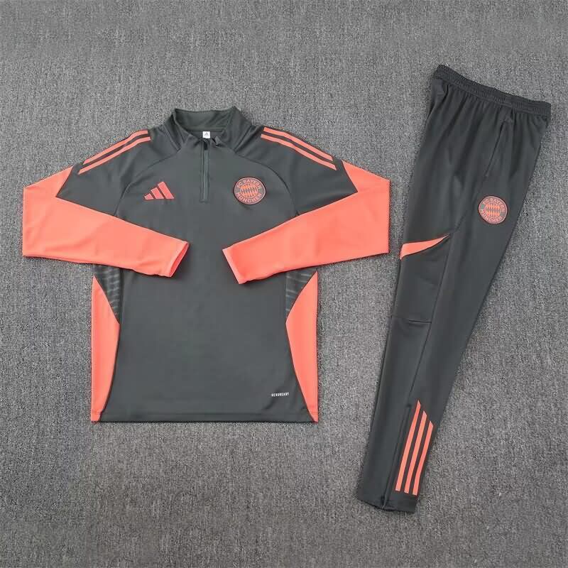 AAA Quality Bayern Munich 25/26 Dark Grey Soccer Tracksuit AAA Quality Bayern Munich 25/26 Dark Grey Soccer Tracksuit