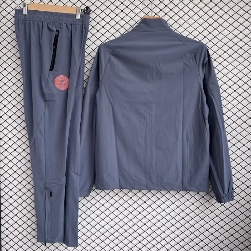 AAA Quality Bayern Munich 25/26 Dark Grey Soccer Tracksuit 04