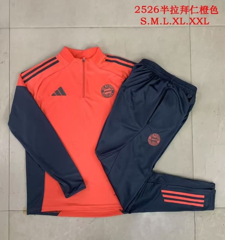 AAA Quality Bayern Munich 25/26 Orange Soccer Tracksuit AAA Quality Bayern Munich 25/26 Orange Soccer Tracksuit