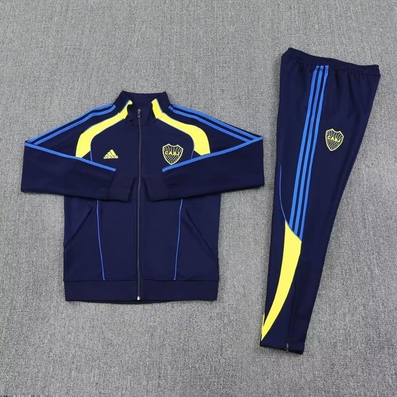 AAA Quality Boca Juniors 2025 Dark Blue Soccer Tracksuit
