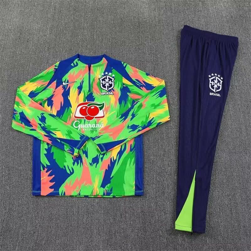 AAA Quality Brazil 2025 Green Soccer Tracksuit