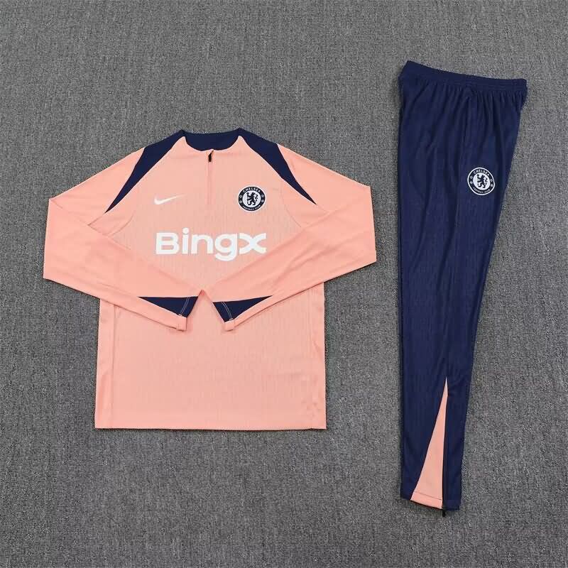 AAA Quality Chelsea 25/26 Pink Soccer Tracksuit AAA Quality Chelsea 25/26 Pink Soccer Tracksuit