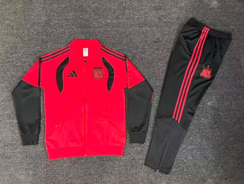 AAA Quality Colo Colo 2026 Red Soccer Tracksuit AAA Quality Colo Colo 2026 Red Soccer Tracksuit