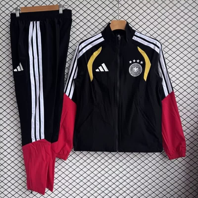 AAA Quality Germany 2026 Black Soccer Tracksuit