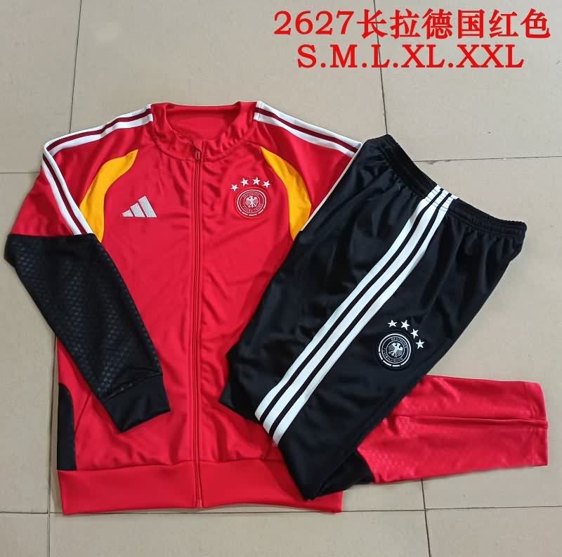 AAA Quality Germany 2026 Red Soccer Tracksuit 02 AAA Quality Germany 2026 Red Soccer Tracksuit 02