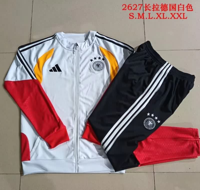 AAA Quality Germany 2026 White Soccer Tracksuit AAA Quality Germany 2026 White Soccer Tracksuit