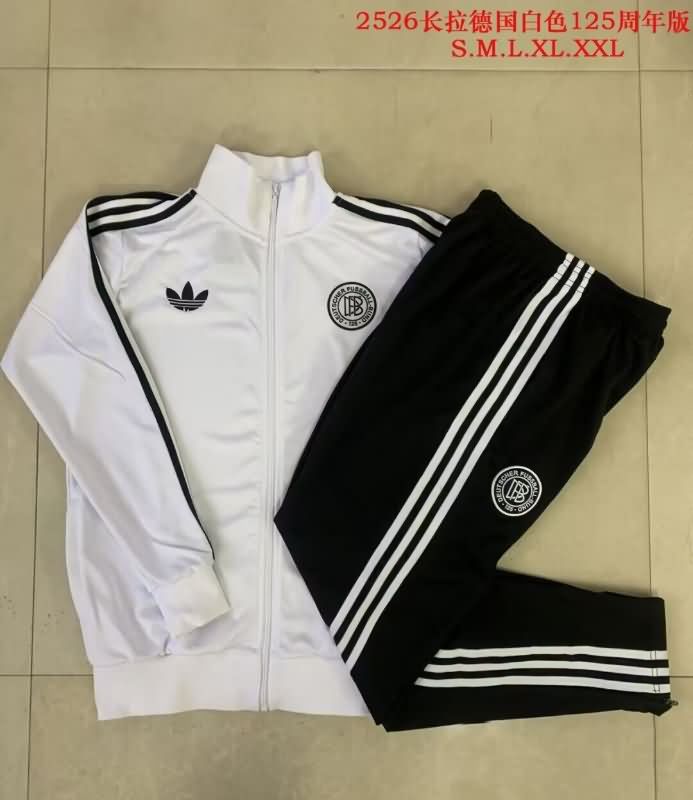 AAA Quality Germany 2025 White Soccer Tracksuit