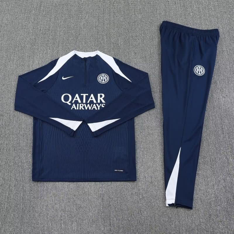 AAA Quality Inter Milan 25/26 Dark Blue Soccer Tracksuit