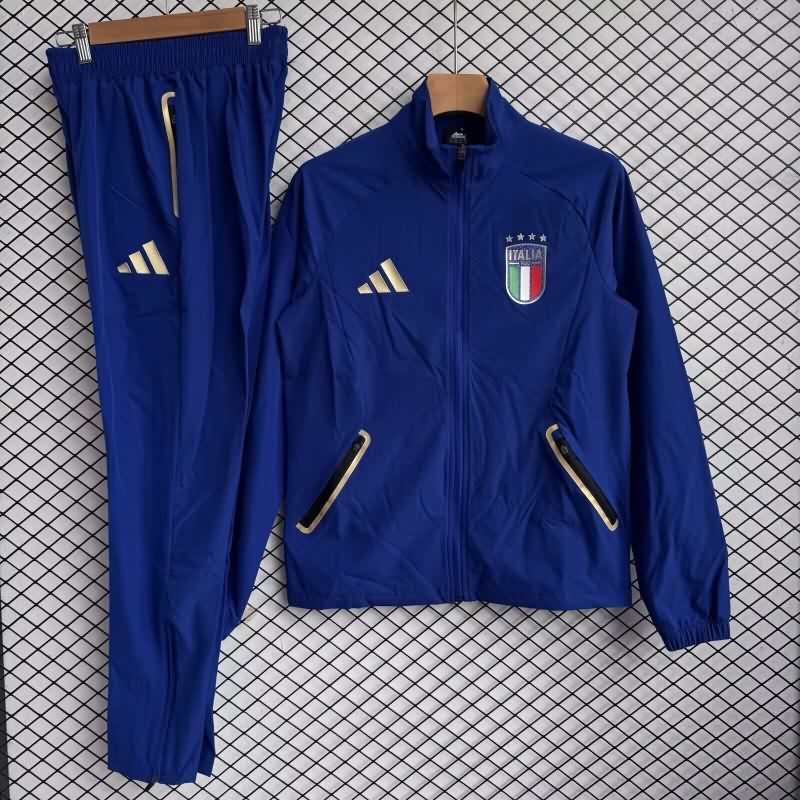 AAA Quality Italy 2026 Dark Blue Soccer Tracksuit