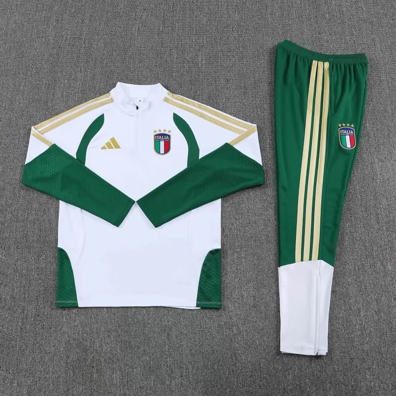 AAA Quality Italy 2026 White Soccer Tracksuit AAA Quality Italy 2026 White Soccer Tracksuit
