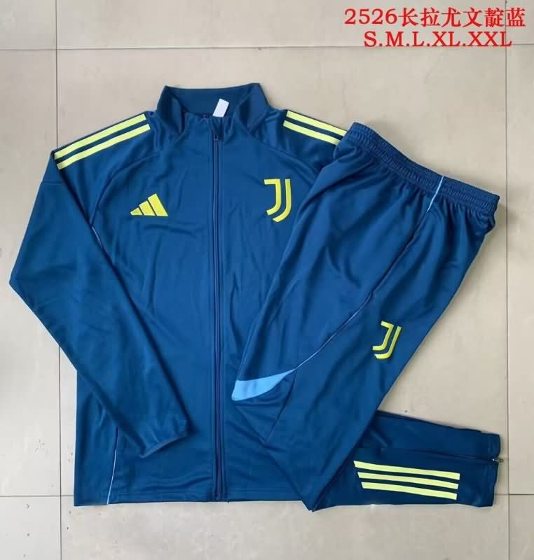AAA Quality Juventus 25/26 Dark Blue Soccer Tracksuit