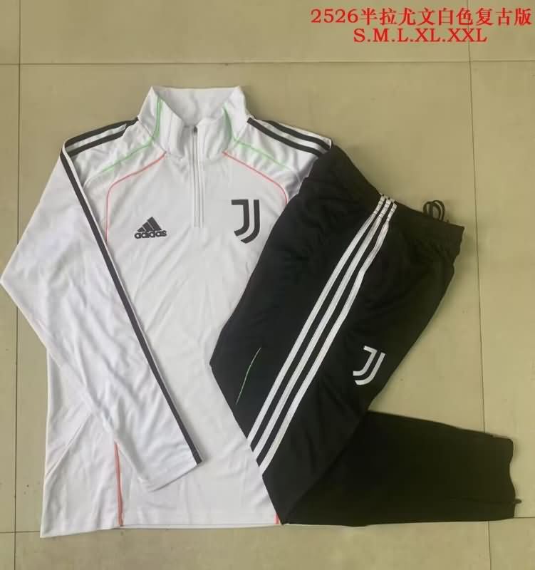 AAA Quality Juventus 25/26 White Soccer Tracksuit 02