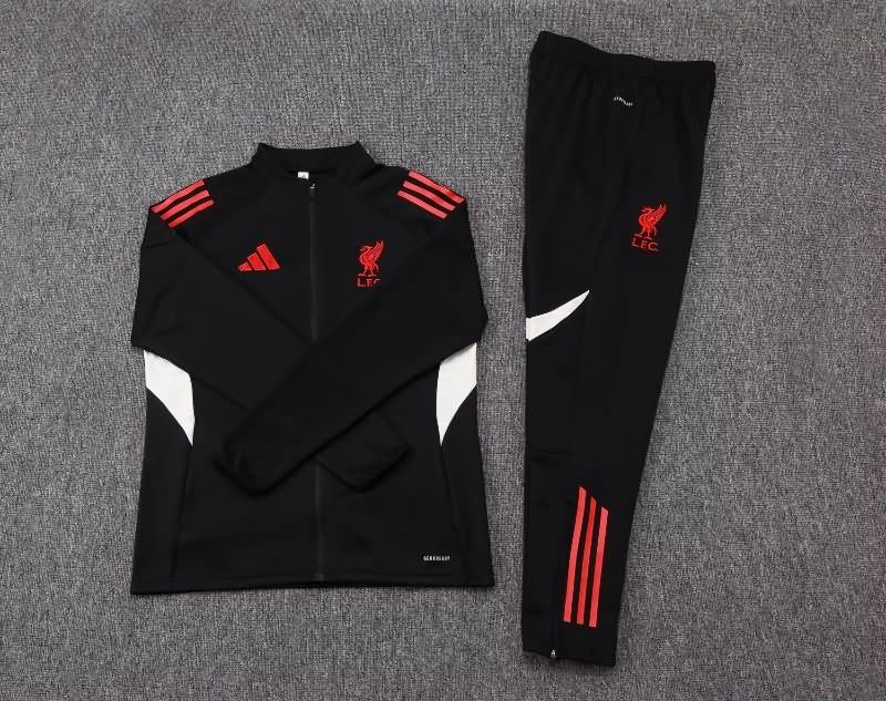 AAA Quality Liverpool 25/26 Black Soccer Tracksuit AAA Quality Liverpool 25/26 Black Soccer Tracksuit