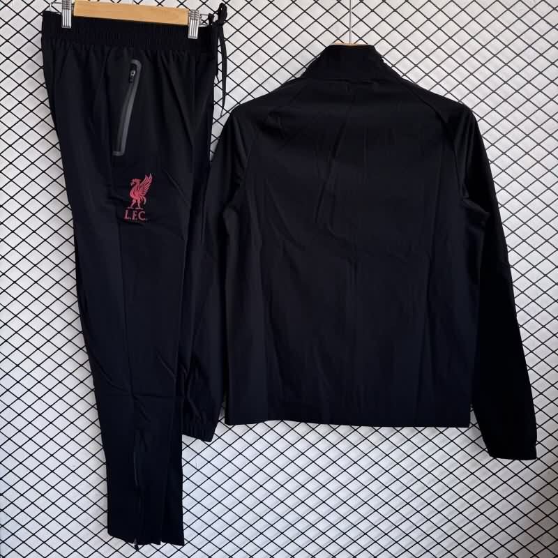 AAA Quality Liverpool 25/26 Black Soccer Tracksuit 04