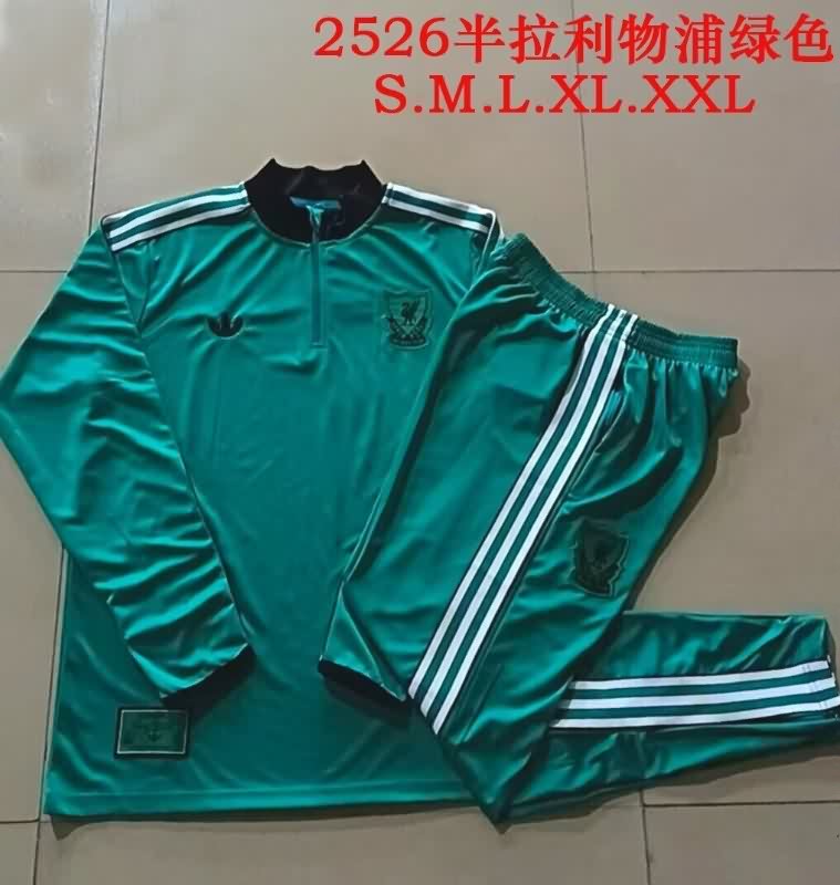 AAA Quality Liverpool 25/26 Green Soccer Tracksuit 04 AAA Quality Liverpool 25/26 Green Soccer Tracksuit 04