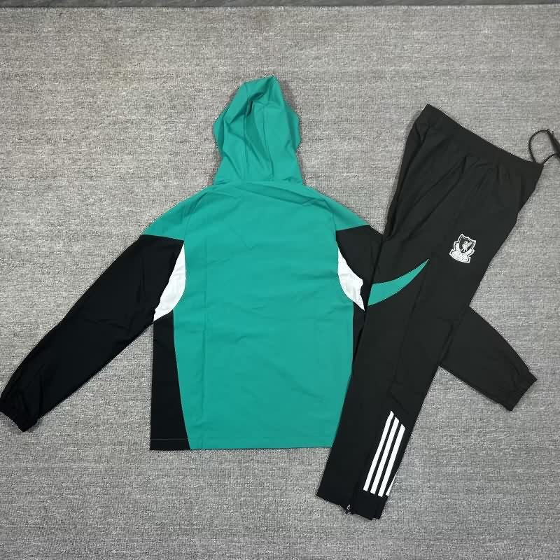 AAA Quality Liverpool 25/26 Green Soccer Tracksuit 05