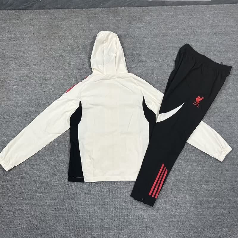 AAA Quality Liverpool 25/26 White Soccer Tracksuit 03