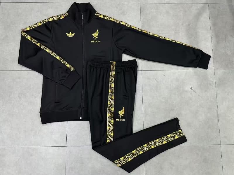 AAA Quality Mexico 2025 Black Soccer Tracksuit