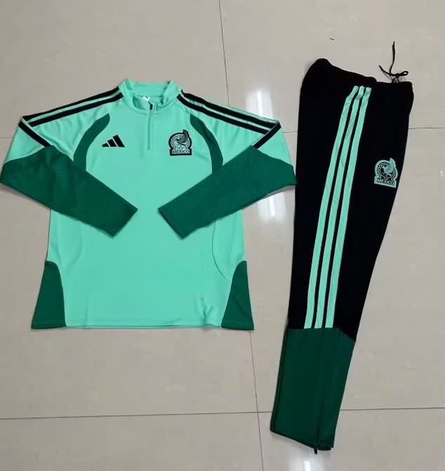AAA Quality Mexico 2025 Green Soccer Tracksuit