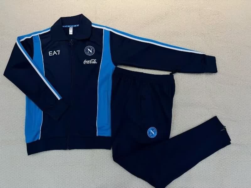 AAA Quality Napoli 25/26 Black Soccer Tracksuit 02